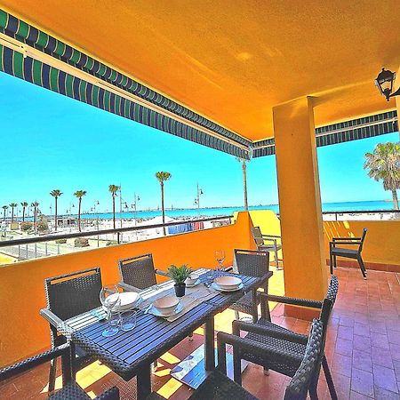 Beachfront Duplex 1ª Linea & Terraces Oceanfront เอลปูแอร์โต เด ซานตามาริอา ภายนอก รูปภาพ