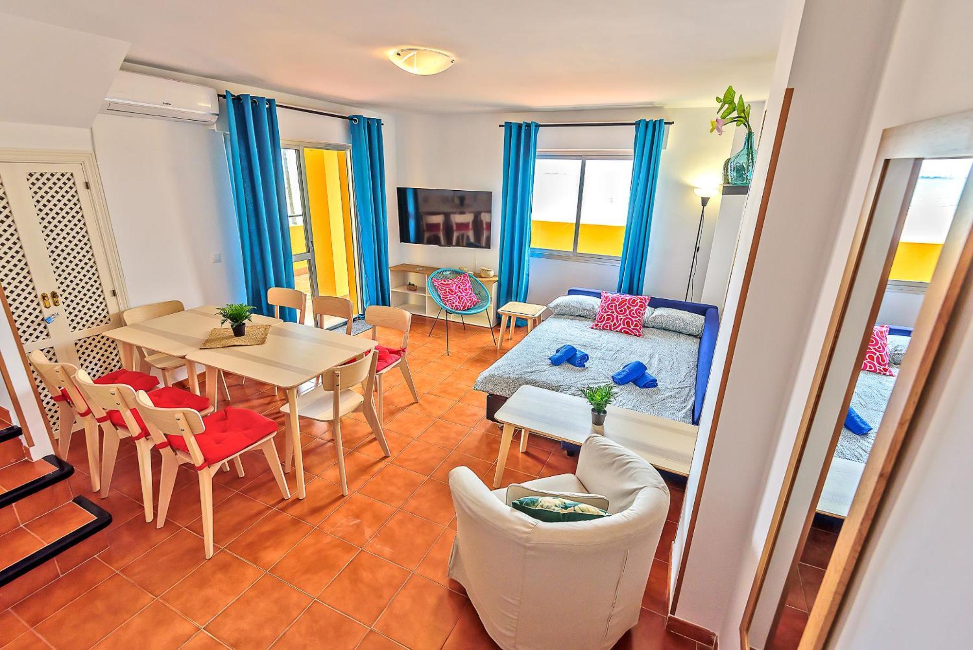 Beachfront Duplex 1ª Linea & Terraces Oceanfront เอลปูแอร์โต เด ซานตามาริอา ภายนอก รูปภาพ