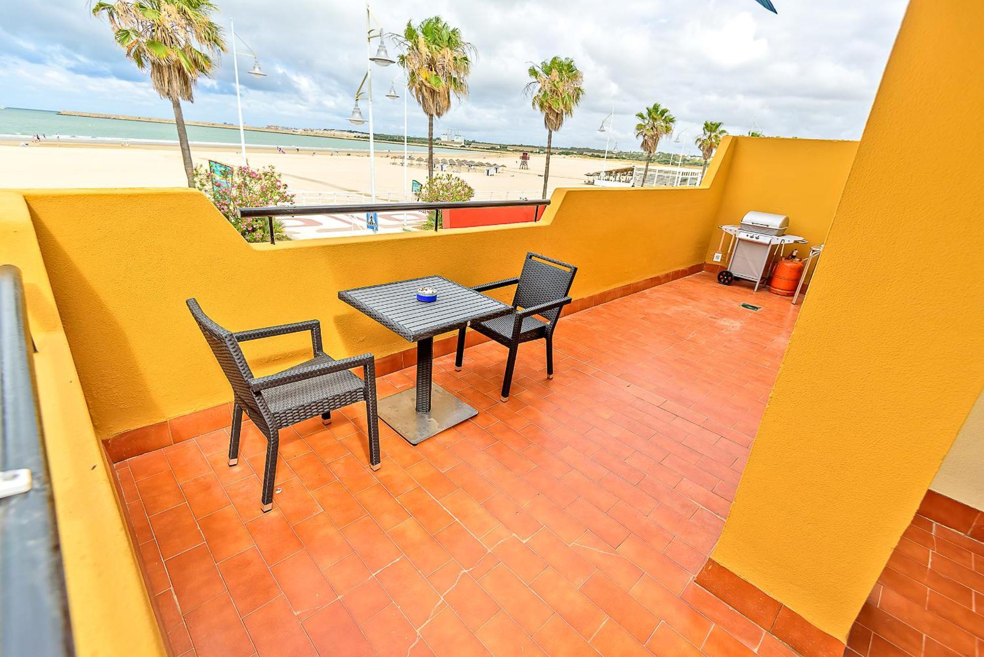 Beachfront Duplex 1ª Linea & Terraces Oceanfront เอลปูแอร์โต เด ซานตามาริอา ภายนอก รูปภาพ